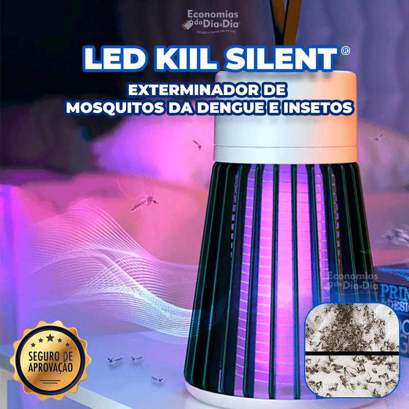 LED KIIL Silent™ - Exterminador de Mosquitos da Dengue Inteligente  + [BRINDE EXCLUSIVO] + FRETE GRÁTIS ref:06971