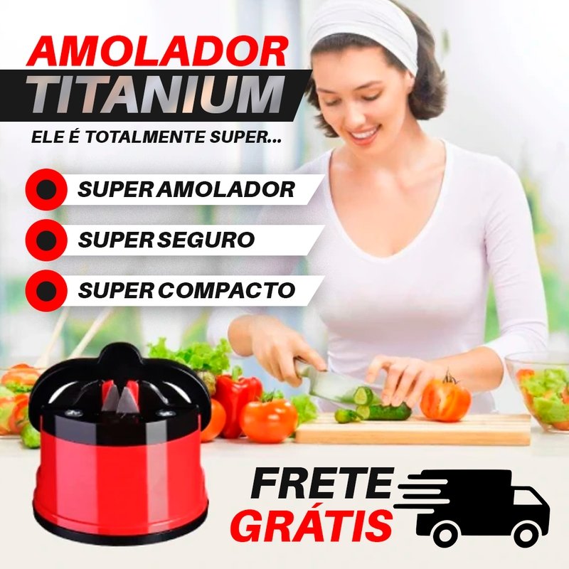 Amolador Titanium - Mini amolador de Facas
