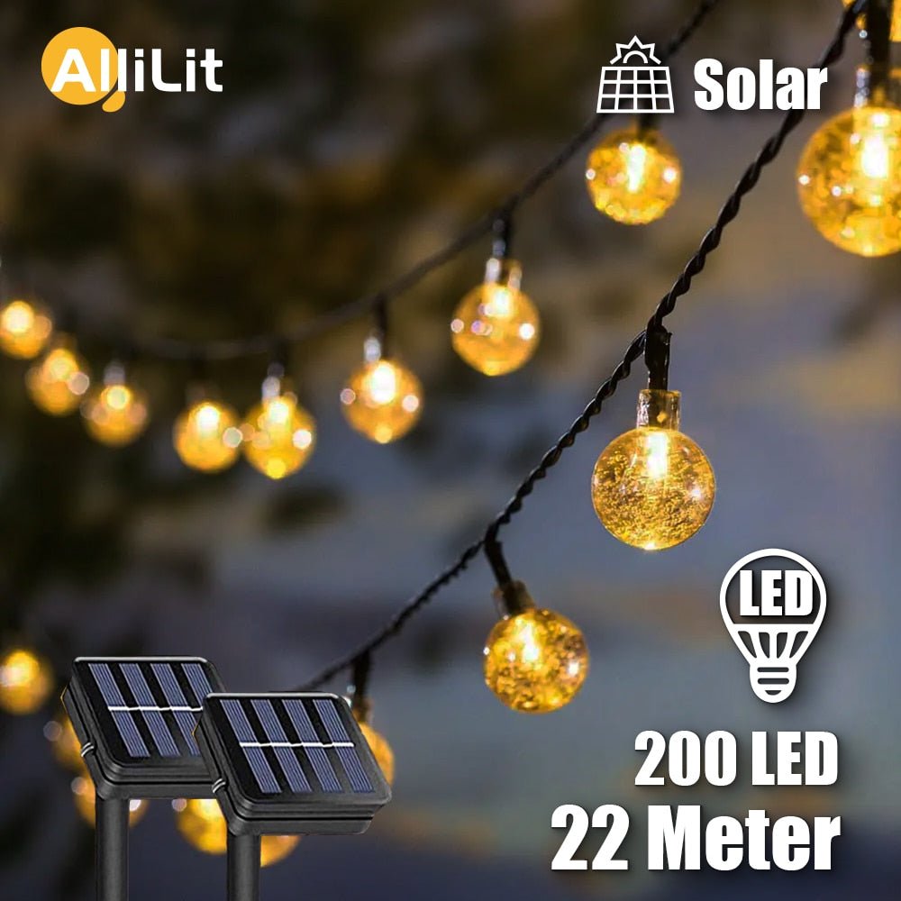 Luzes Solar Decorativa Estilo Bistrô Italiano