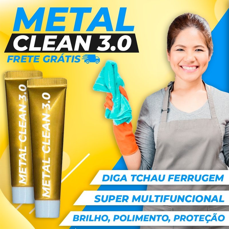 Metal Clean  3.0 - Pasta para Retirar Ferrugem