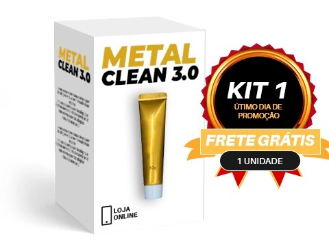 Metal Clean  3.0 - Pasta para Retirar Ferrugem