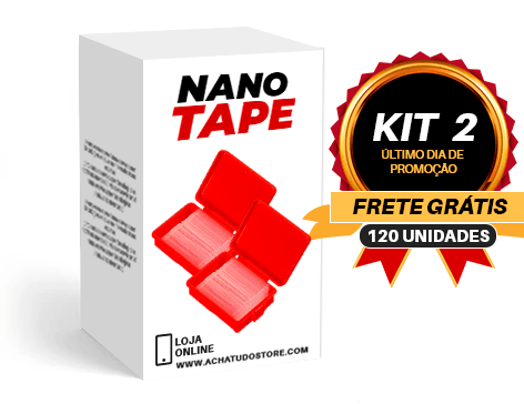 NanoTape - Fita Dupla Face para Decoração de Objetos