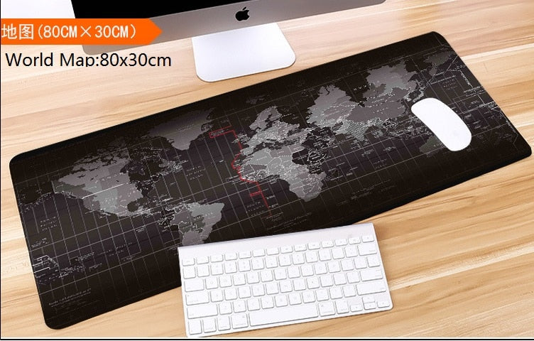 MousePad - Mapa Múndi de Borracha com Bloqueio de Borda-MousePad-Economias do Dia Dia-Economias do Dia a Dia